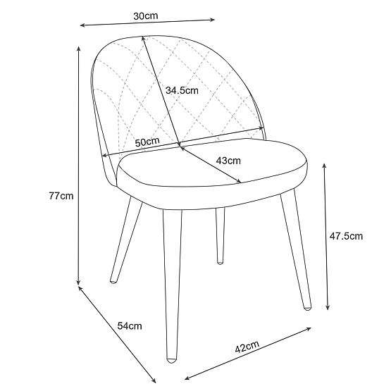 4x Žametni oblazinjeni stoli SJ.077 Steklenično Zelena