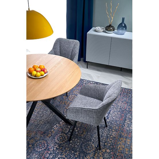 ACORD raztegljiva miza, naravna / črna (2p=1ks)