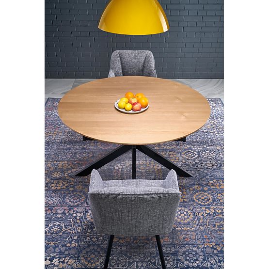 ACORD raztegljiva miza, naravna / črna (2p=1ks)