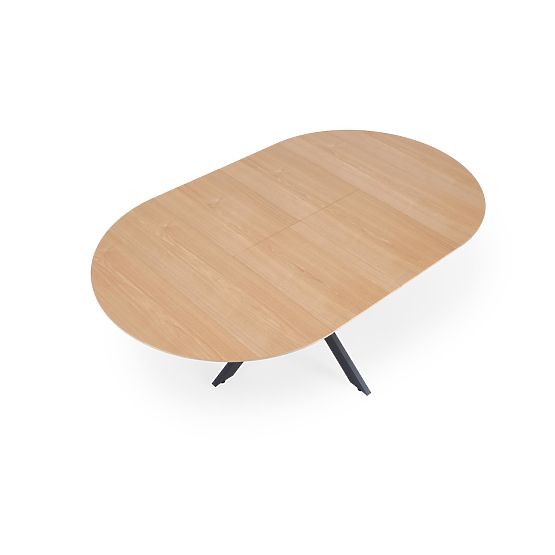 ACORD raztegljiva miza, naravna / črna (2p=1ks)