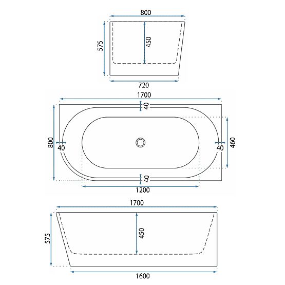 Akrilna Kotna Kad WENUS DESNA 170
