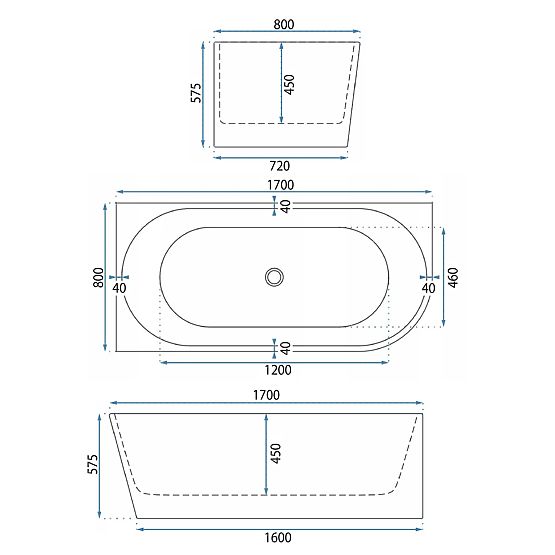 Akrilna Kotna Kad WENUS LEVA 170