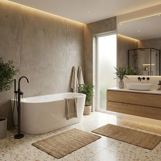 Akrilna stenska kad OLIMPIA 170 cm