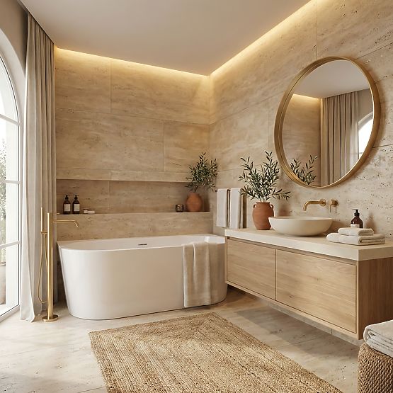 Akrilna stenska kad OLIMPIA 170 cm