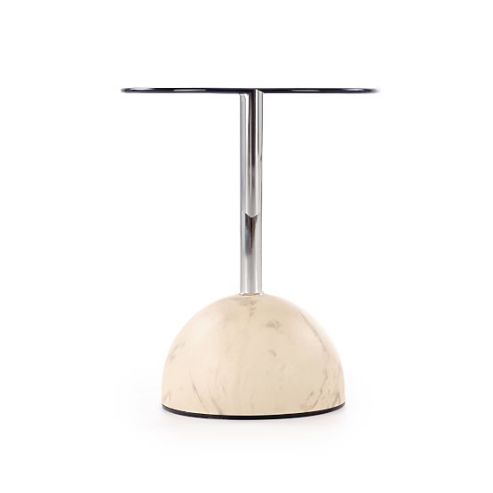 ARIANA konferenčna miza, bež marmor / rjava (2p=1ks)