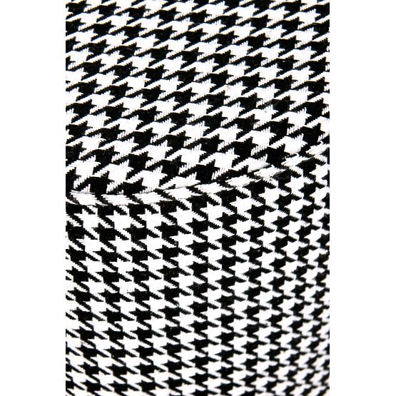 ARUNA pufa črna/bela/zlata (1p=1ks)