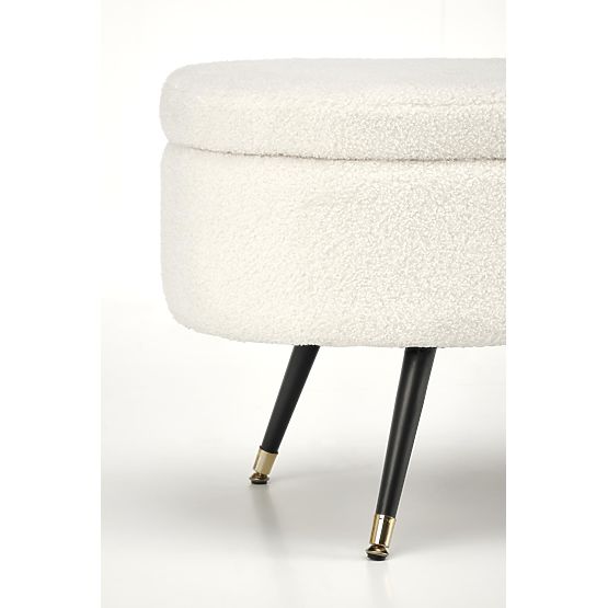 Klop AVEIRO s shranjevalnim prostorom, krem