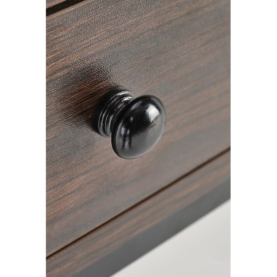 B46 pisalna miza oreh / črna (1p=1ks)