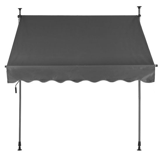 Balkonska sončna tenda z nastavljivo višino, vodoodporna z ročno ročico