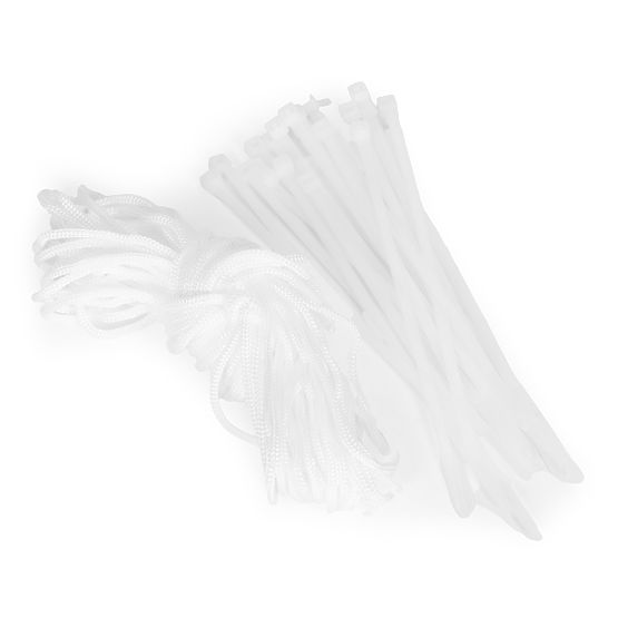 Balkonska zavesa s kovinskimi deli 150x500 cm senčna mreža + montažni elementi siva MultiGarden