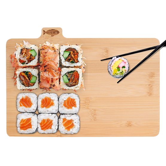 Bambusna deska za rezanje Skara, set 4 kosov