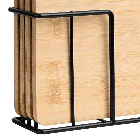 Bambusna deska za rezanje Skara, set 4 kosov