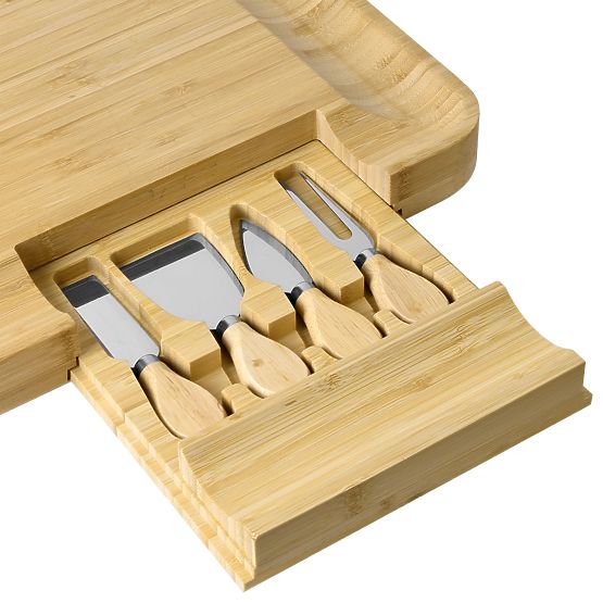 Bambusova deska za prigrizke in sire Estera