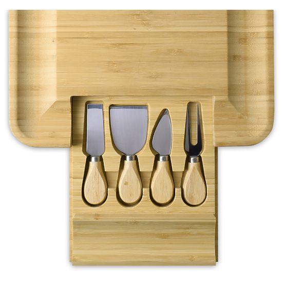 Bambusova deska za prigrizke in sire Estera