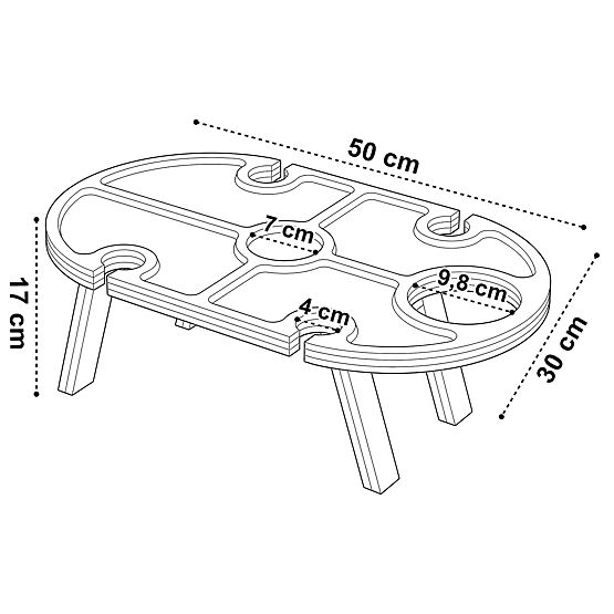 Bambusova servirna deska DELIA