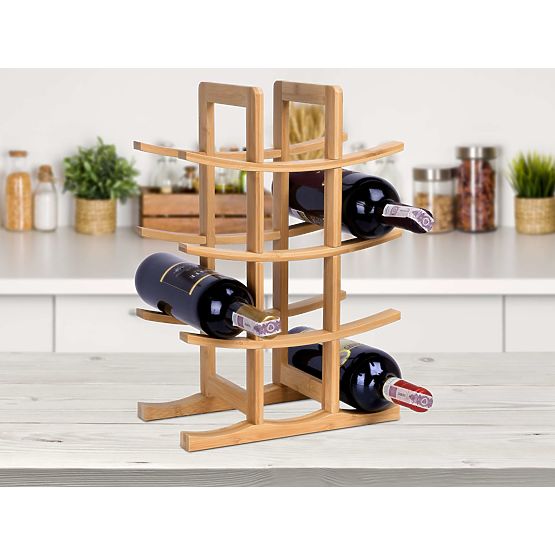 Bambusovo stojalo za vino Todgar