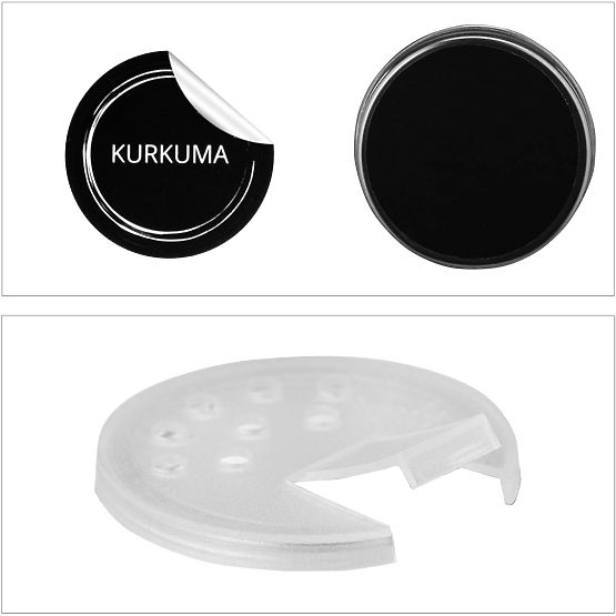 Bambusovo vrtljivo stojalo za začimbe ROTOR