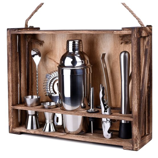 Barmanski set LOGAN 11 elementov s škatlo