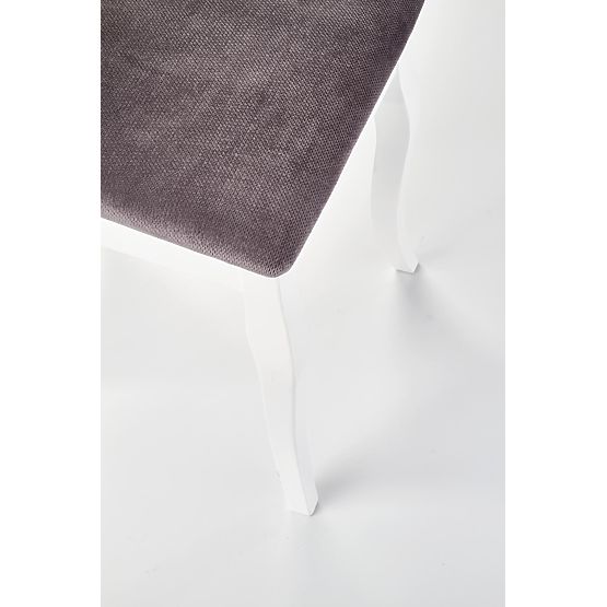 BAROCK stol bíl / siv (1p=2ks)