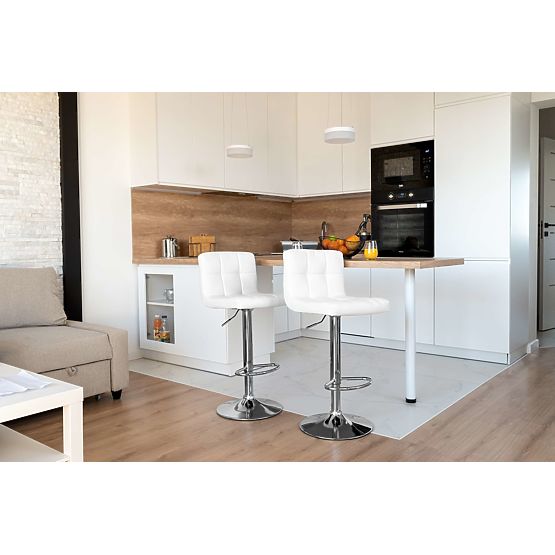 Barski stol Arako bel