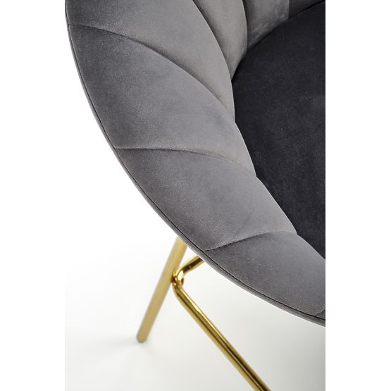 Barski stol H112 siva / zlata (2p=2kos)