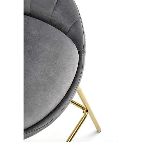 Barski stol H112 siva / zlata (2p=2kos)