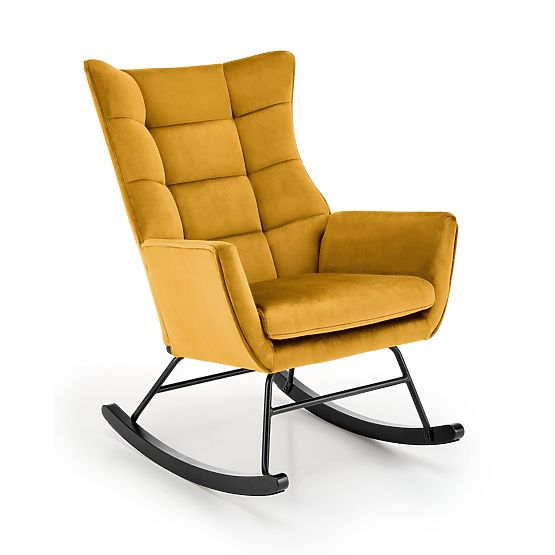 BAZALTO gugalni stol gorčične barve (1p=1ks)