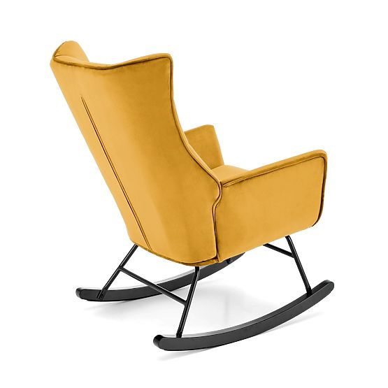 BAZALTO gugalni stol gorčične barve (1p=1ks)