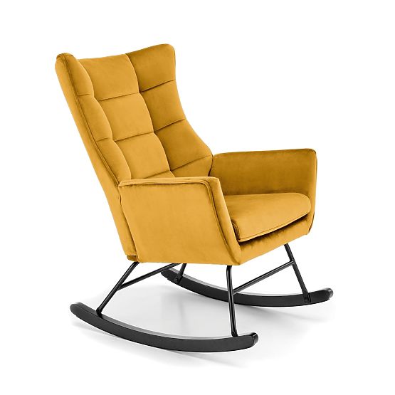 BAZALTO gugalni stol gorčične barve (1p=1ks)