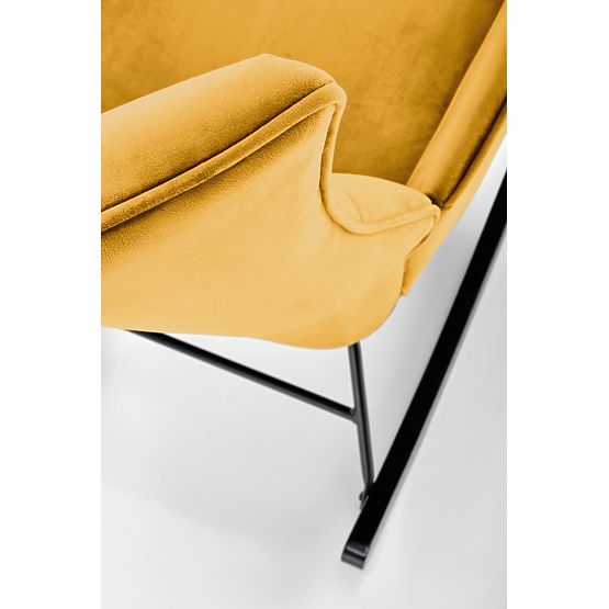 BAZALTO gugalni stol gorčične barve (1p=1ks)