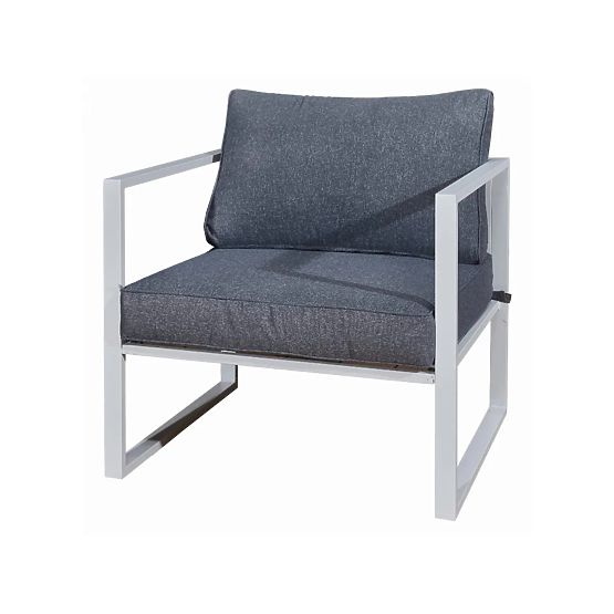 Beli aluminijasti vrtni stol MOSTRARE bel