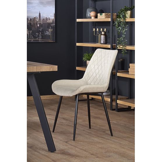 BERLIN raztegljiva miza 140-180 cm, plošča - oreh, okvir - črn (2p=1ks)