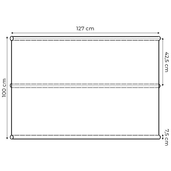 Blazina za vrtno gugalnico 127x100 cm bež MultiGarden