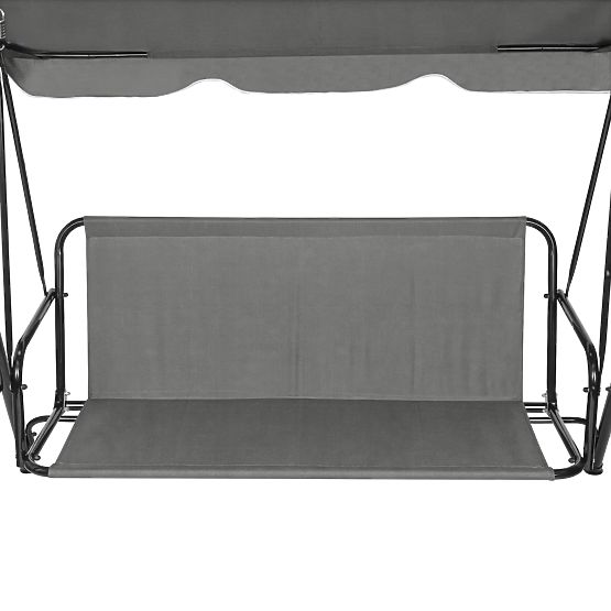 Blazina za vrtno gugalnico 140 x 100 cm siva ModernHome