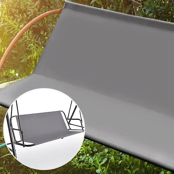 Blazina za vrtno gugalnico 140 x 100 cm siva ModernHome