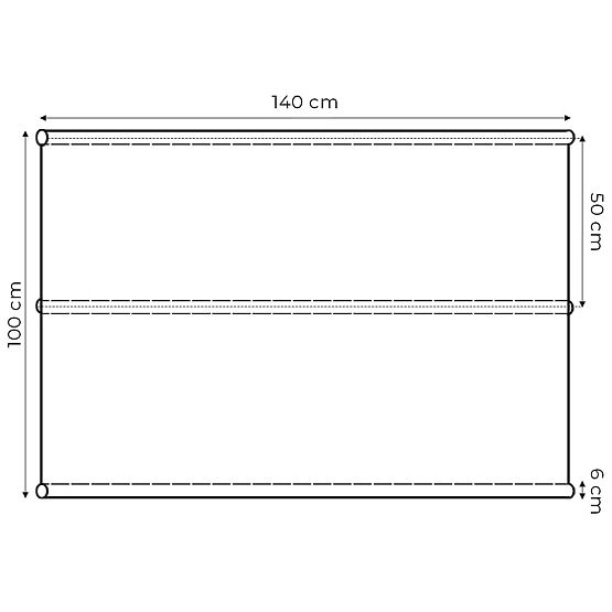 Blazina za vrtno gugalnico 140 x 100 cm siva ModernHome