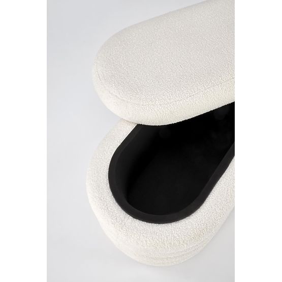 BLISS klop s shranjevalnim prostorom, kremna (1p=1ks)