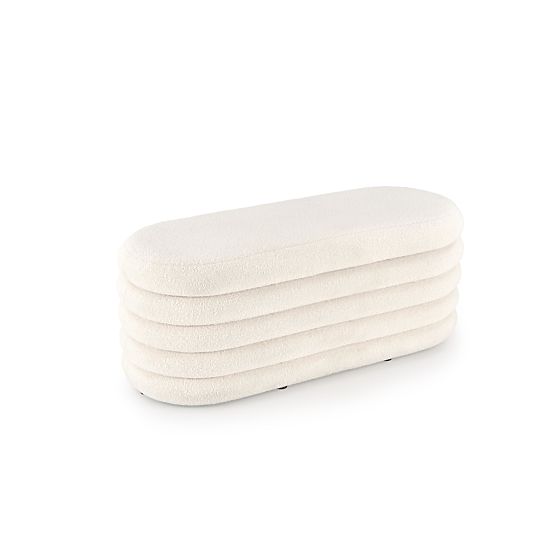 BLISS klop s shranjevalnim prostorom, kremna (1p=1ks)