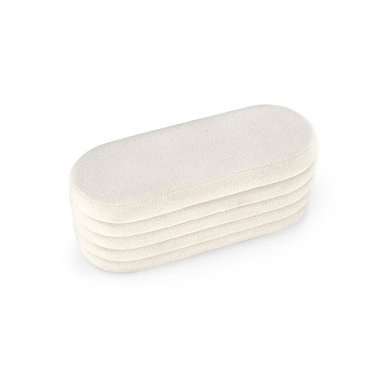 BLISS klop s shranjevalnim prostorom, kremna (1p=1ks)