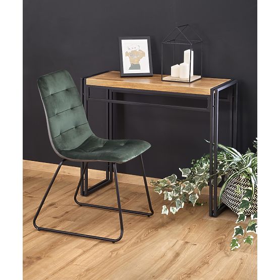 BOLIVAR KN1 konzola hrast zlati / črna (1p=1ks)