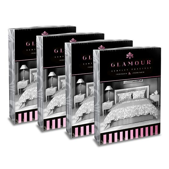 Bombažna posteljnina Glamour ornaments 140x200cm + 70x90cm