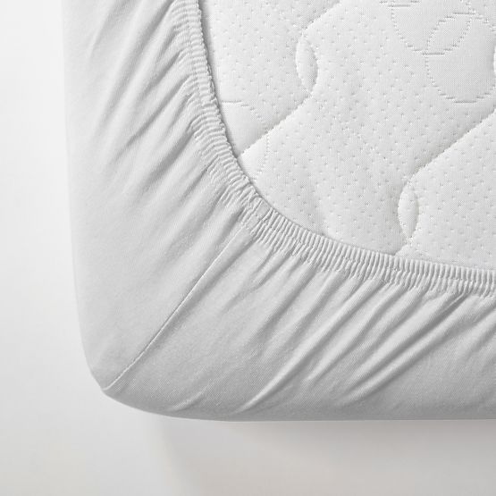 Bombažna rjuha 200x120 cm - bela