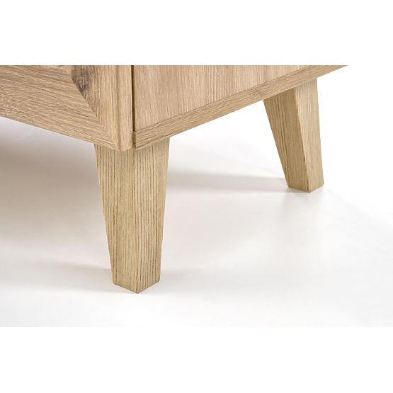 BORNEO KM-2 komoda hrast artisan/črna