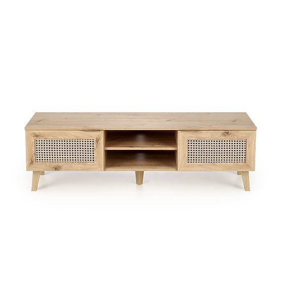BORNEO RTV-1 TV omarica hrast artisan/črna (1p=1ks)