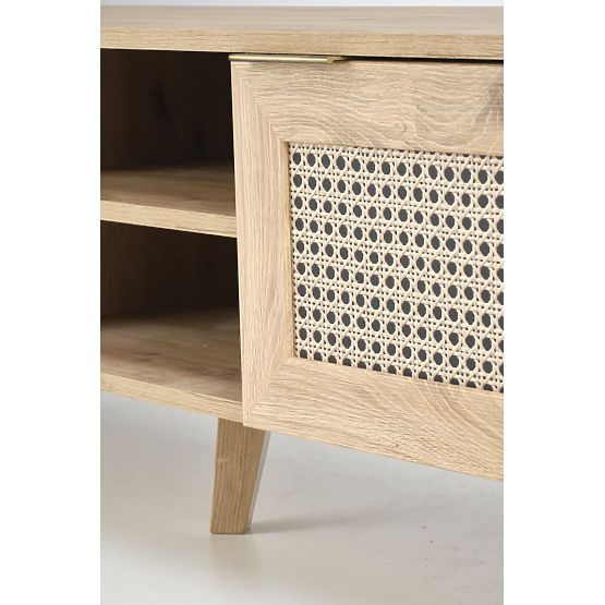 BORNEO RTV-1 TV omarica hrast artisan/črna (1p=1ks)