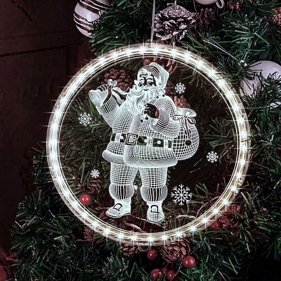 Božična LED dekoracija Santa CD003