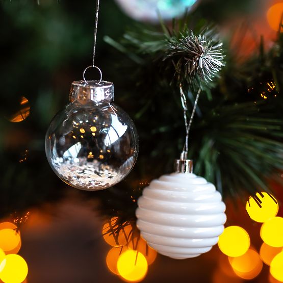 Božični okraski beli 30 kosov sysd1688-057