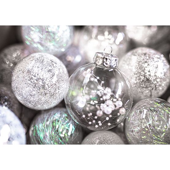 Božični okraski beli 30 kosov sysd1688-057