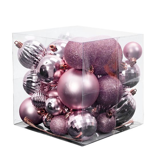 BOŽIČNI OKRASKI ROSE RED 36KS 311433