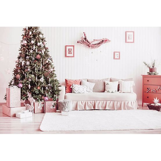 BOŽIČNI OKRASKI ROSE RED 36KS 311433